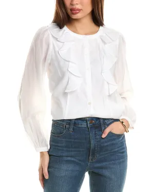 1.STATE Ruffle Blouse