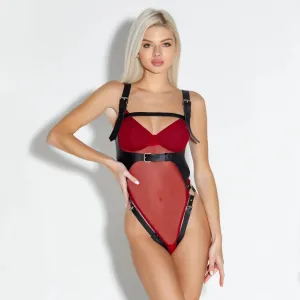 Adjustable Bodysuit Harness Strap  Sleek Fashion Statement