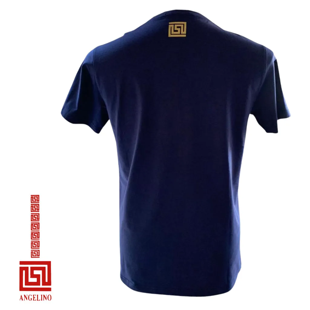 Angelino Diamante T-Shirt-Navy