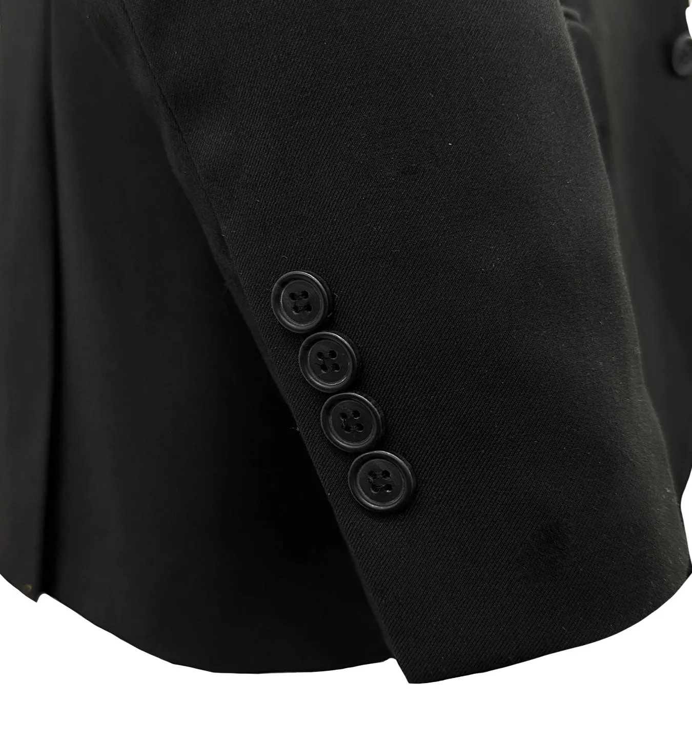 Angelo Rossi Modern Fit Vested Suit - Black