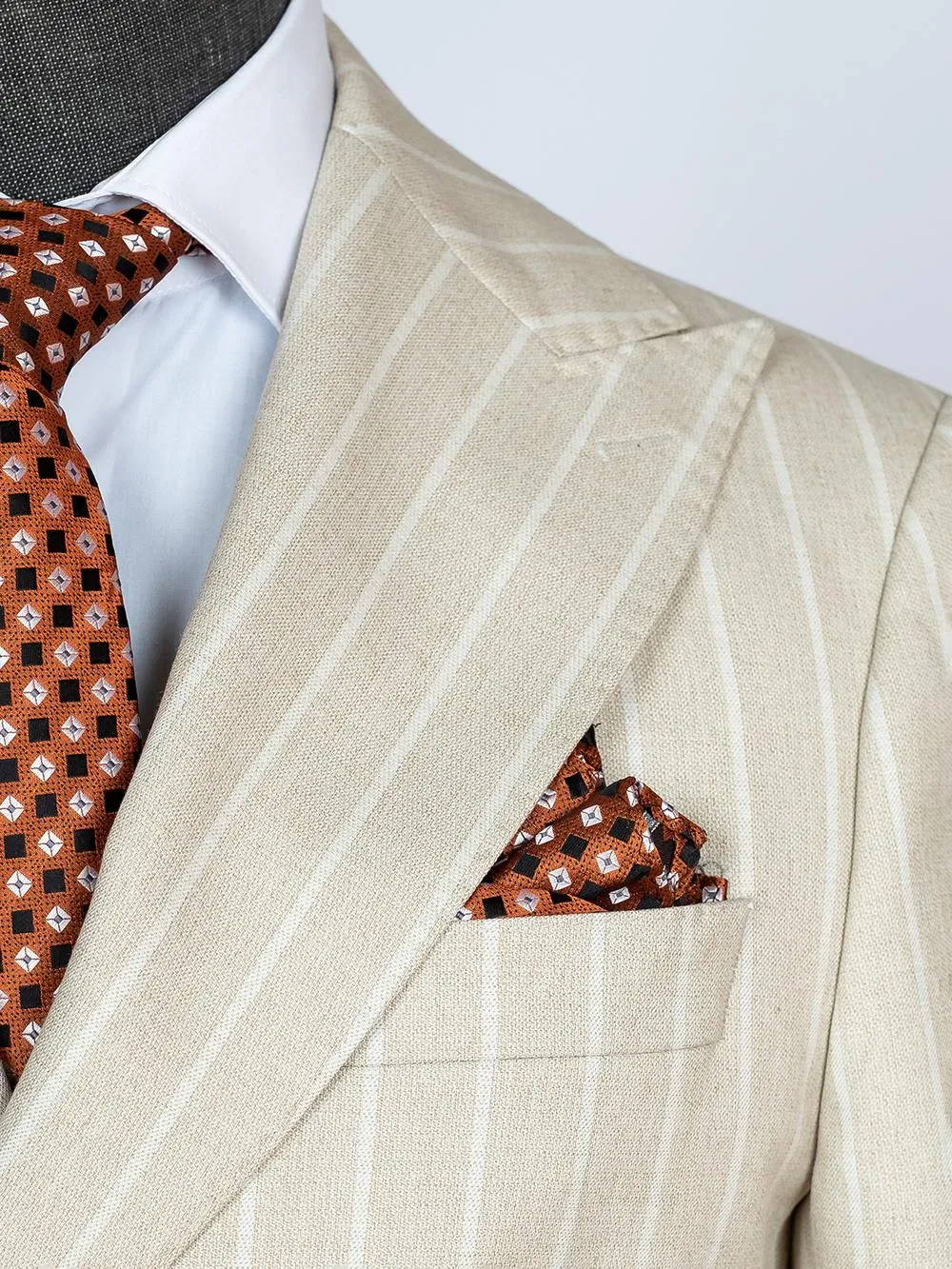 Antonio White Set Blazer Linen Suit
