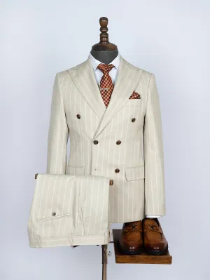 Antonio White Set Blazer Linen Suit