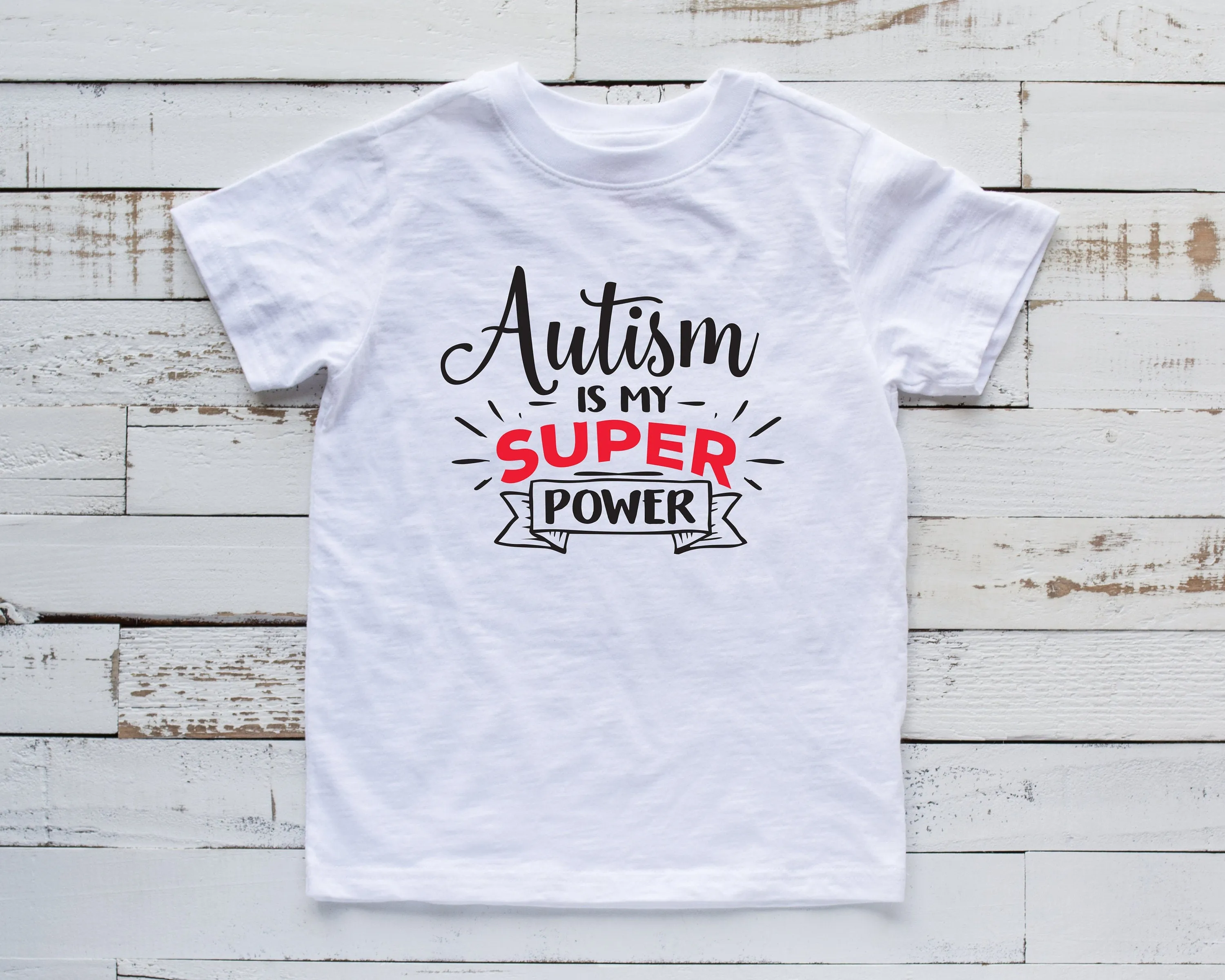 Autism Is My Super Power T Shirt - Kids Autism Awareness Shirt - Children Inclusion Autism Awareness Shirt