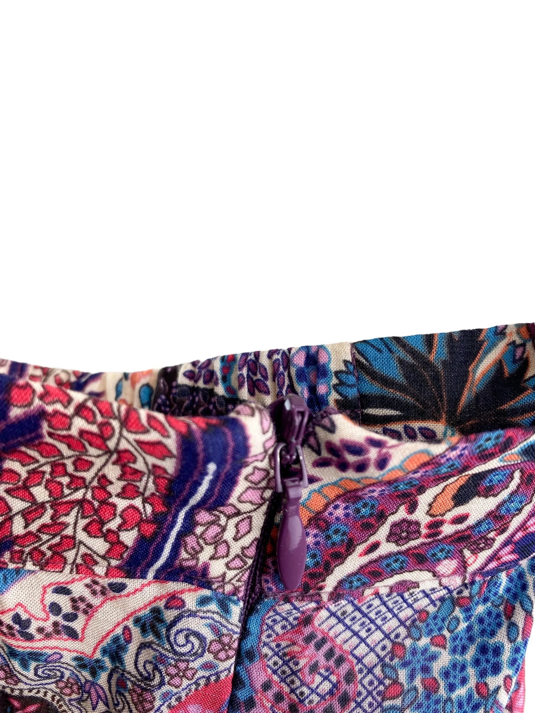 ba&sh Women's Paisley Lady Tiered Midi Skirt Rose Multi Size 1 (FR), 4 (US)