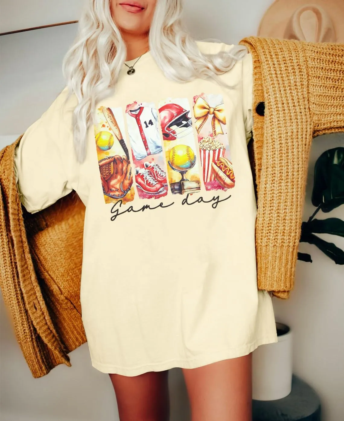 Baseball Mom T-Shirt Women Letter Print Funny Baseball Graphic Tees Tops Short Sleeve Casual Tee