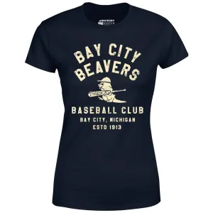 Bay City Beavers - Michigan - Vintage Defunct Baseball Teams - Women's T-Shirt
