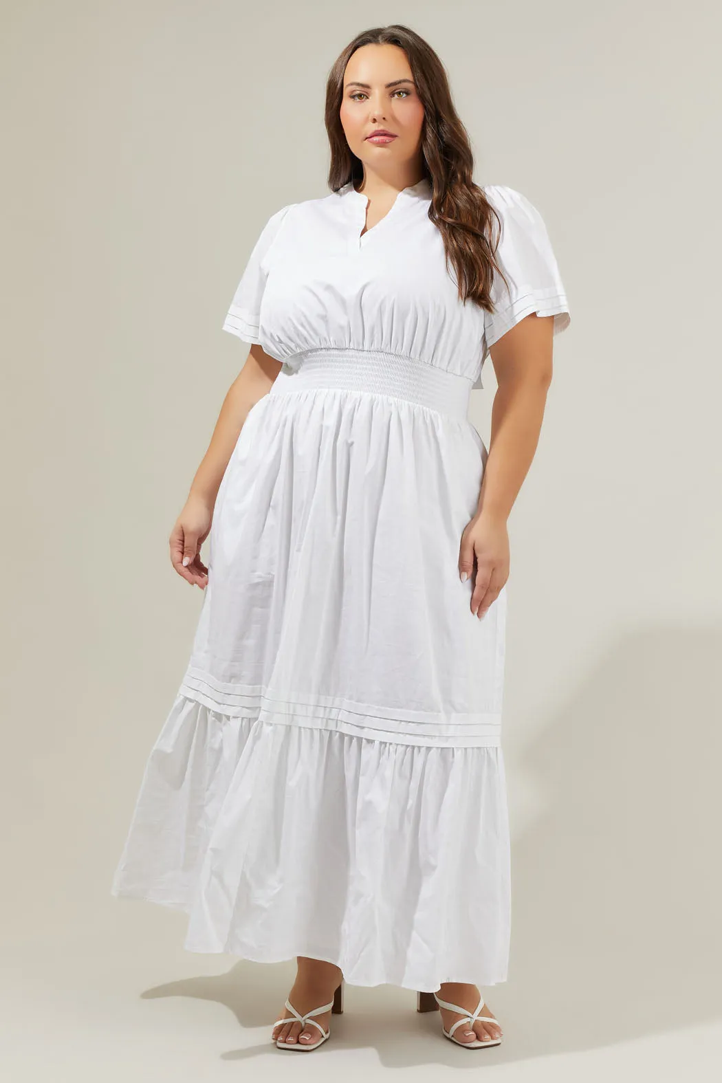 Belraj Poplin Maxi Dress Curve
