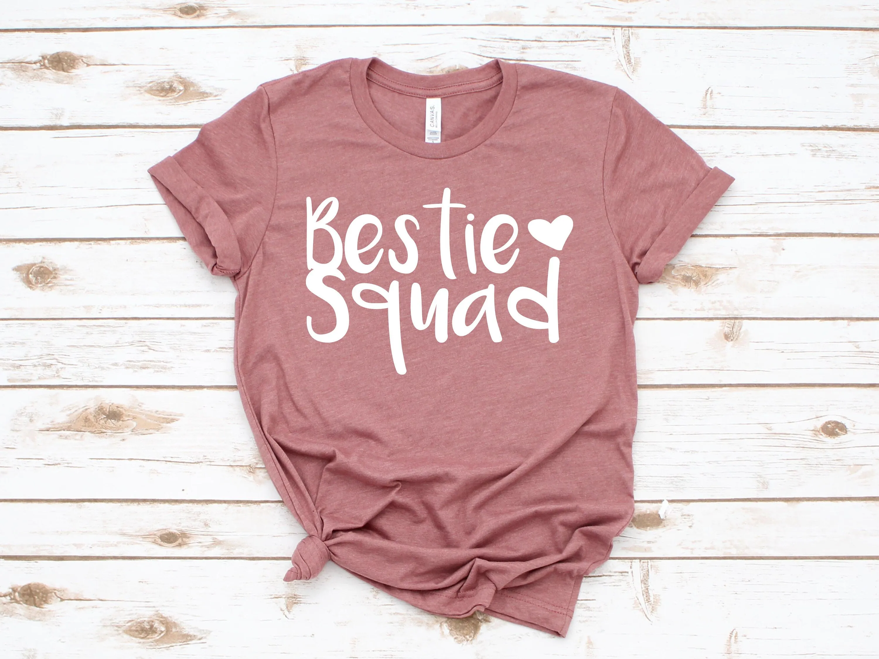 Bestie Squad T Shirt - Matching Best Friends T Shirt - Custom Best Friend Tees - Group Vacation Shirts
