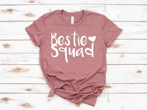 Bestie Squad T Shirt - Matching Best Friends T Shirt - Custom Best Friend Tees - Group Vacation Shirts