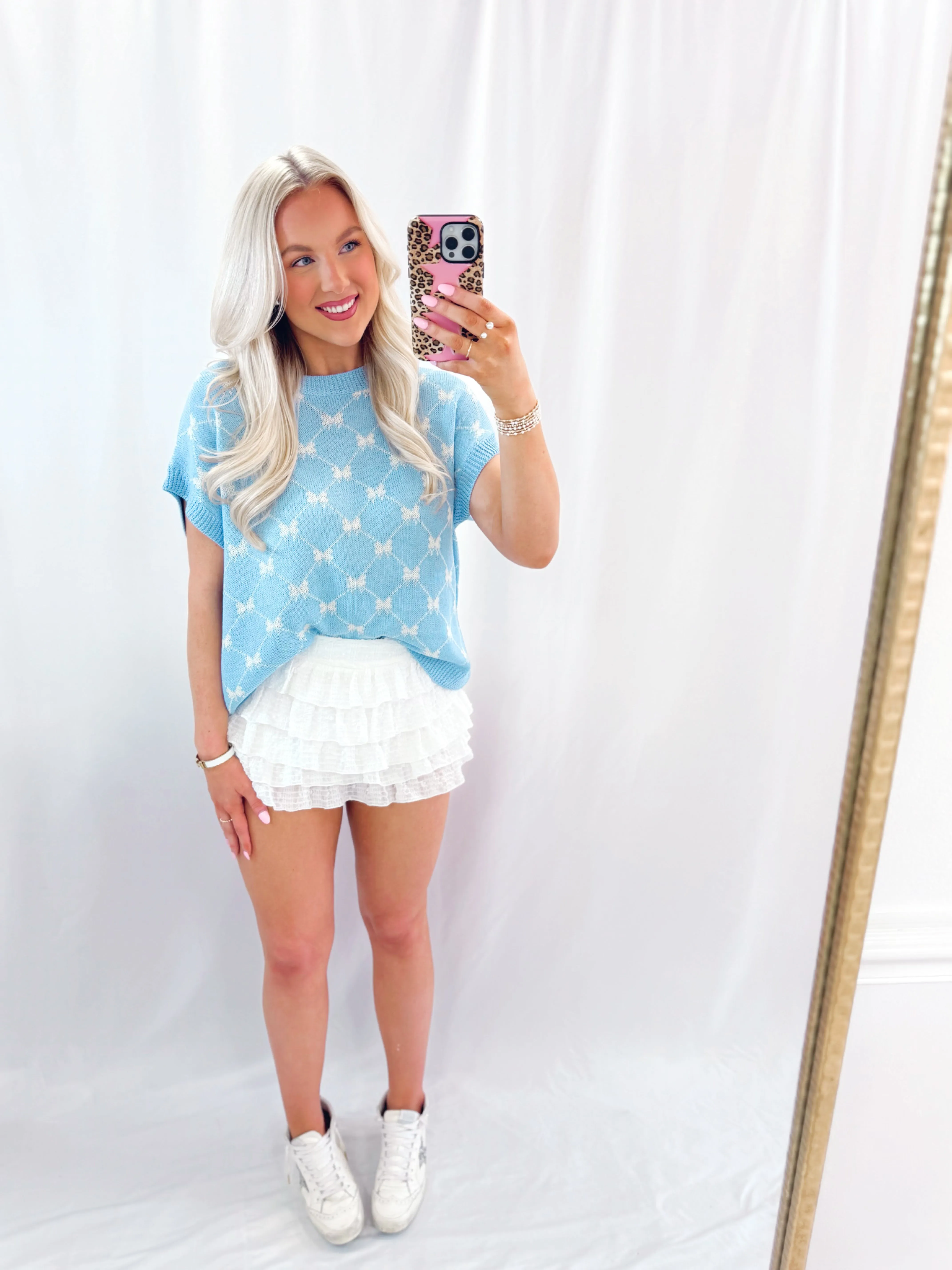 Bow Babe Knit Top💖 1 medium, 1 large, & 1 x-large left