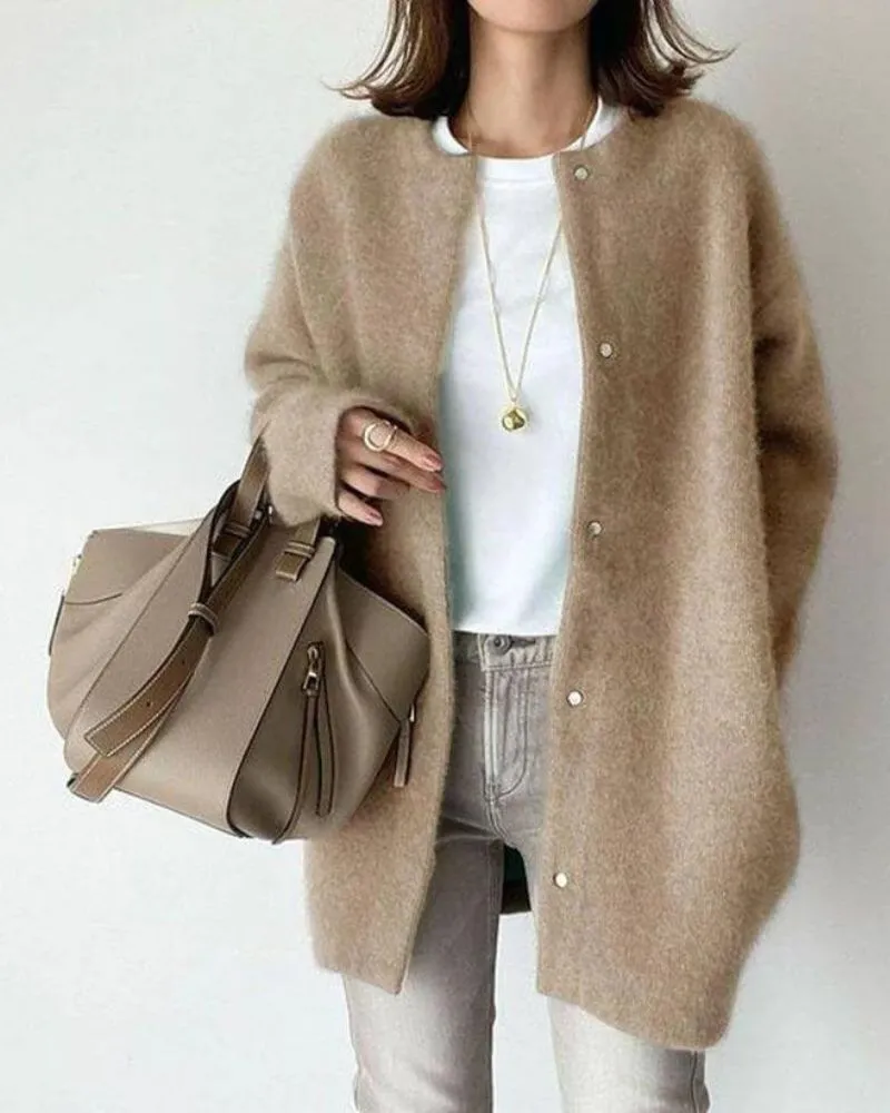 Chloe I Fluffy Luxe Autumn Cardigan