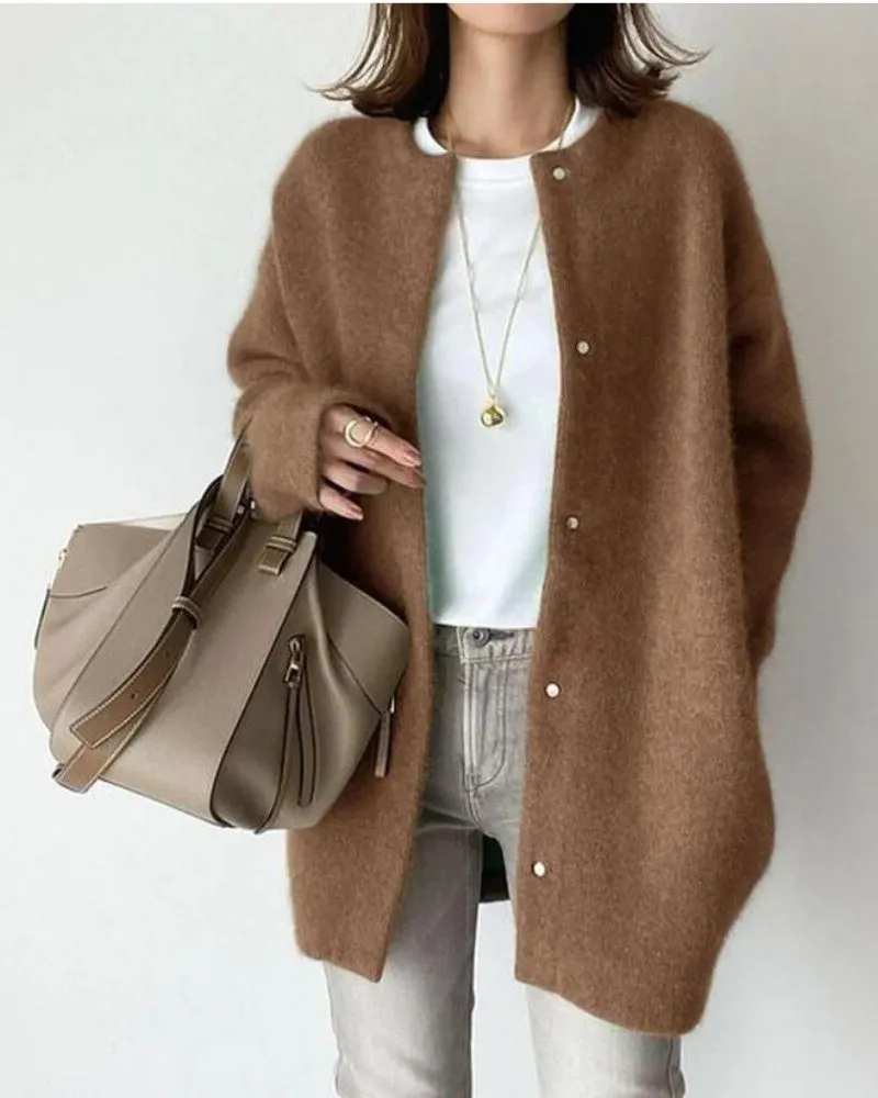 Chloe I Fluffy Luxe Autumn Cardigan