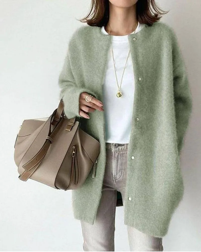Chloe I Fluffy Luxe Autumn Cardigan