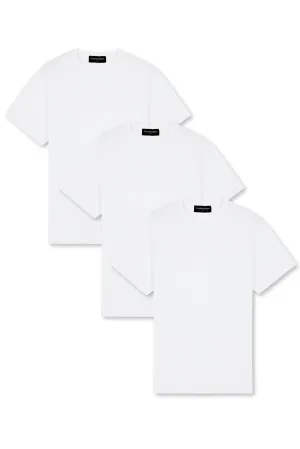 Classic Tee - White / 3 Pack