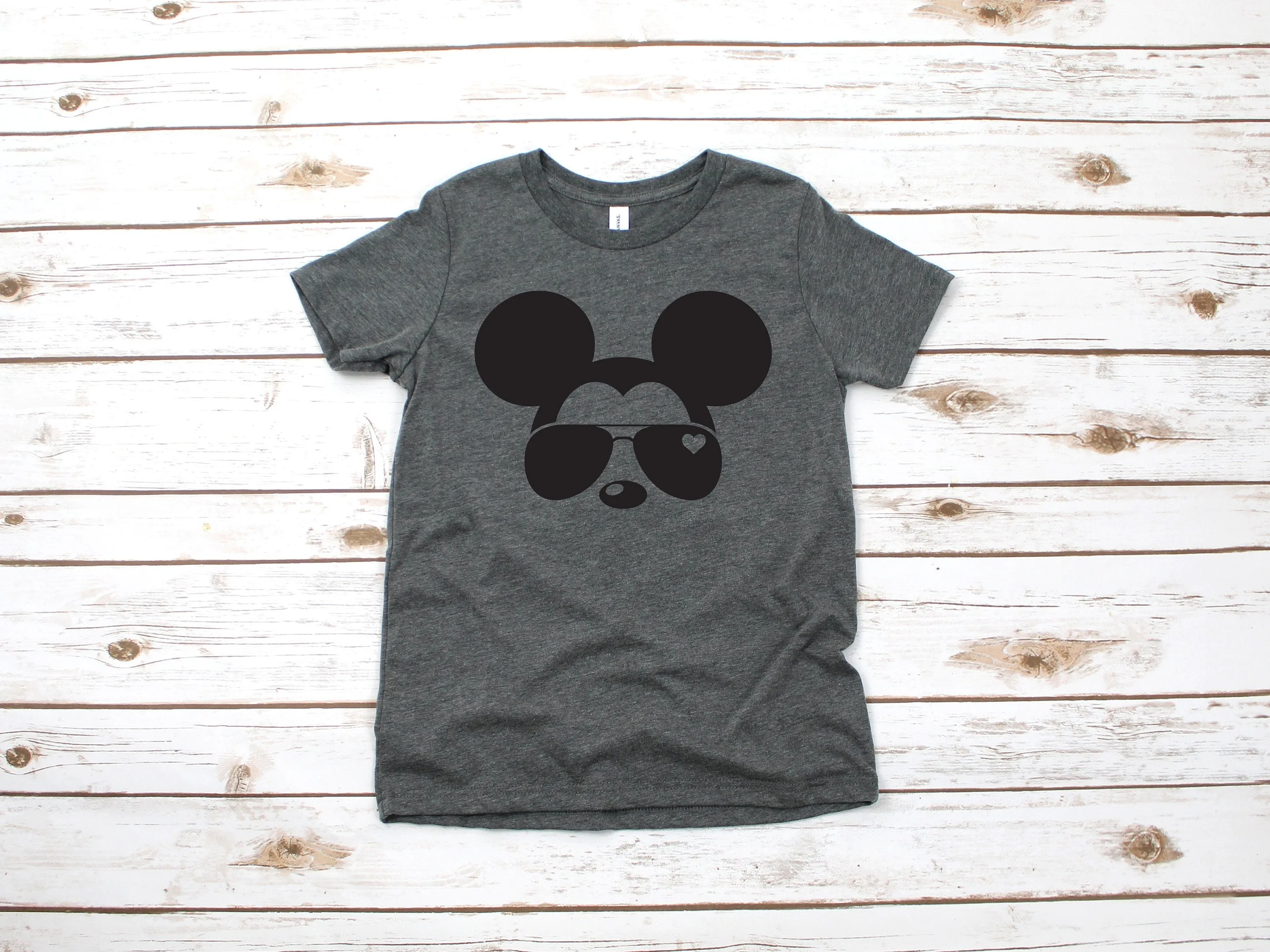 Custom Aviator Mickey Mouse Youth T Shirt - Disney Kids T Shirts - Cool Mickey T Shirt - Personalized Name