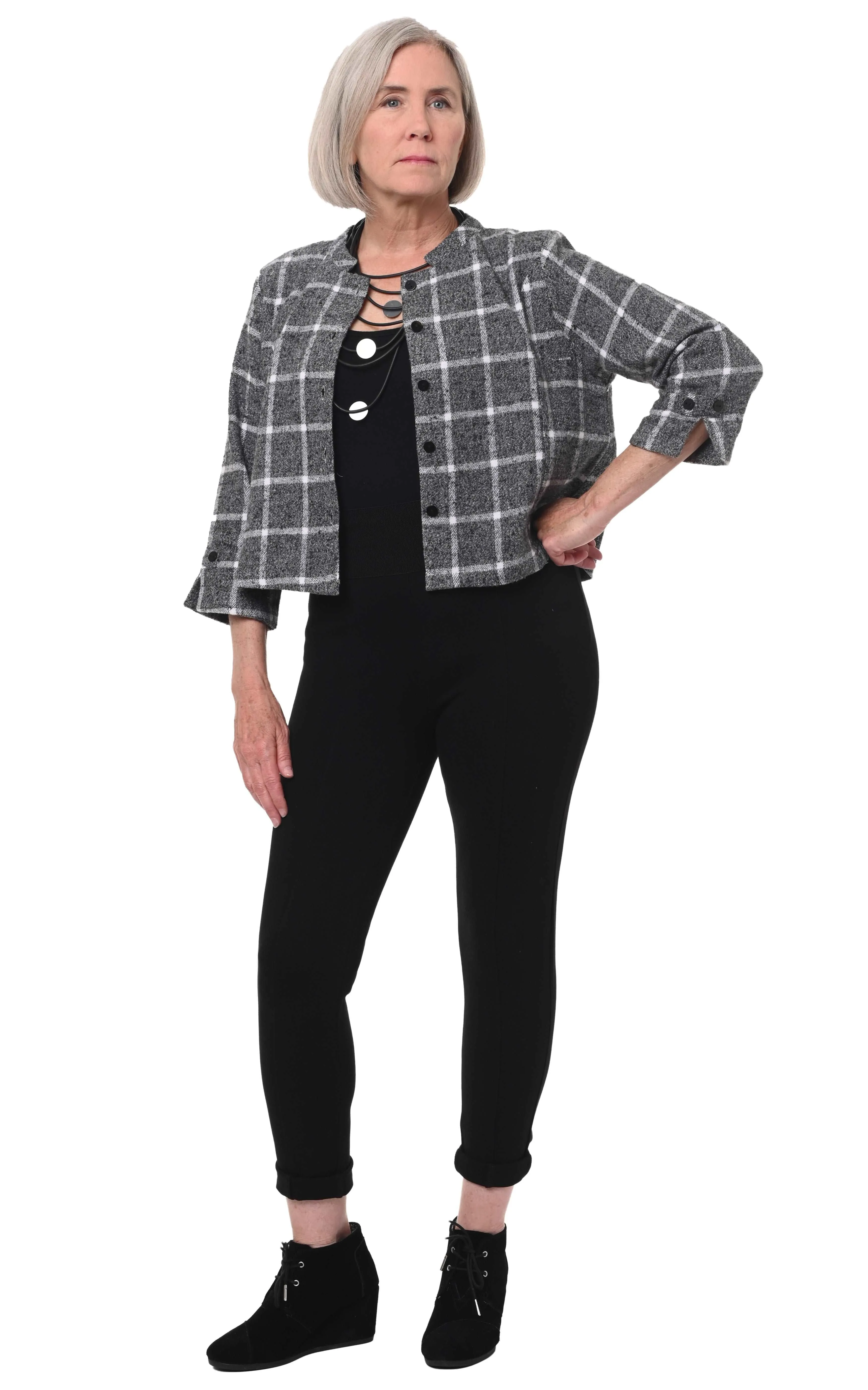 Dakota Womens Jacket in Cambridge Flannel