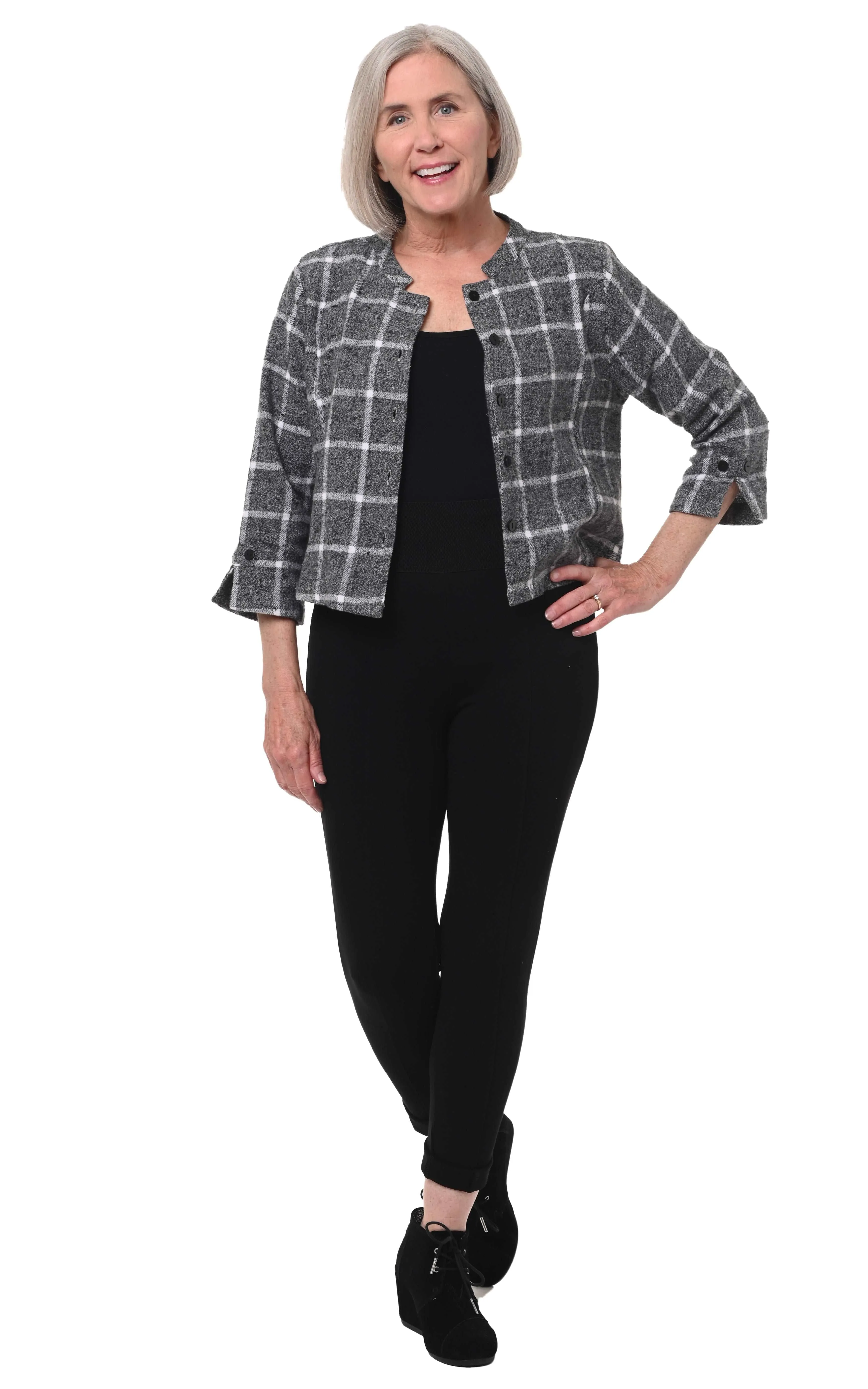 Dakota Womens Jacket in Cambridge Flannel