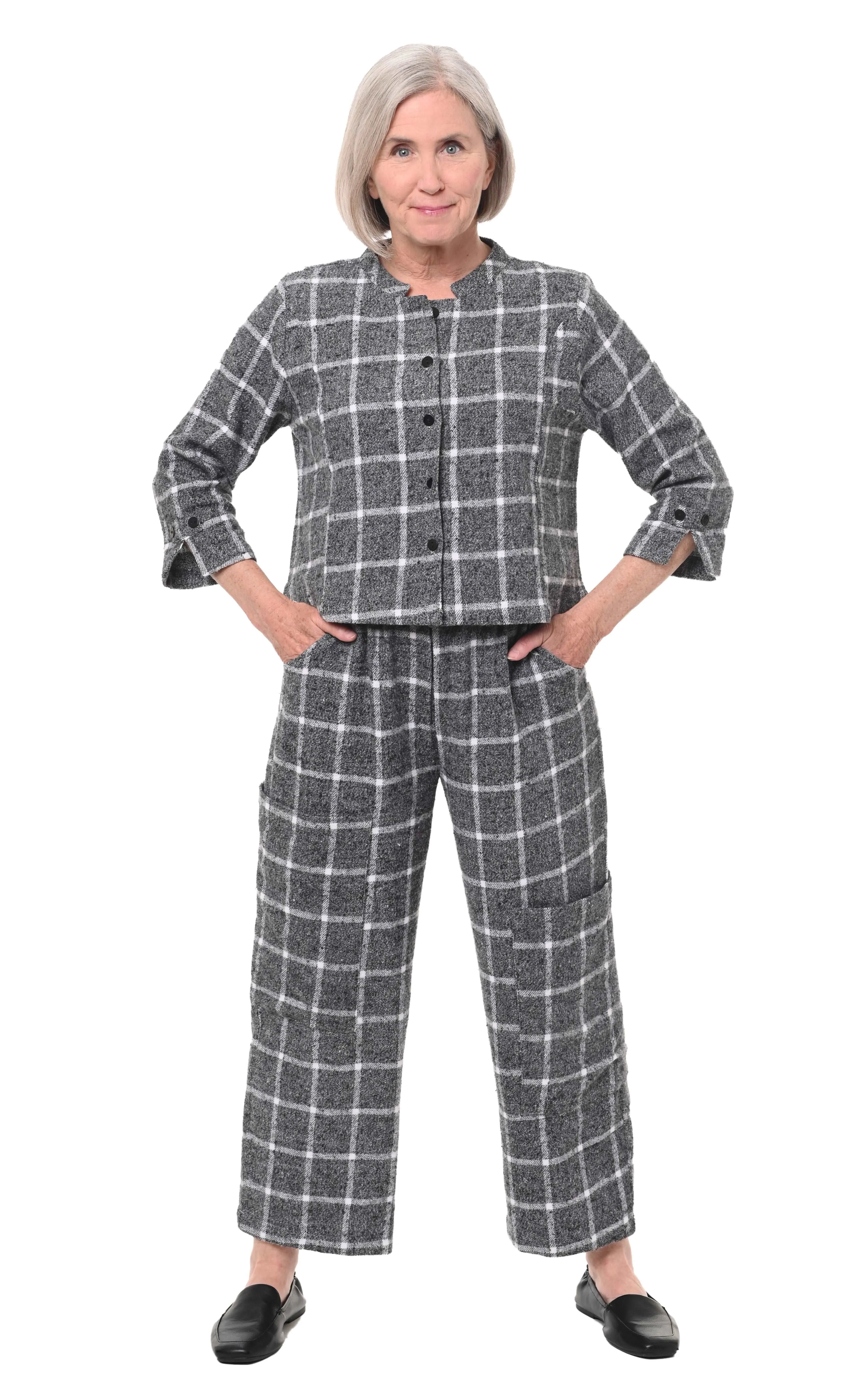 Dakota Womens Jacket in Cambridge Flannel