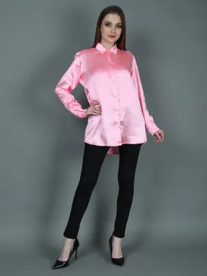 DASIGNER SATIN SHIRT FOR WOMEN