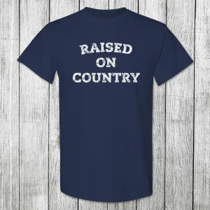 Daydream Tees Raised On Country Navy