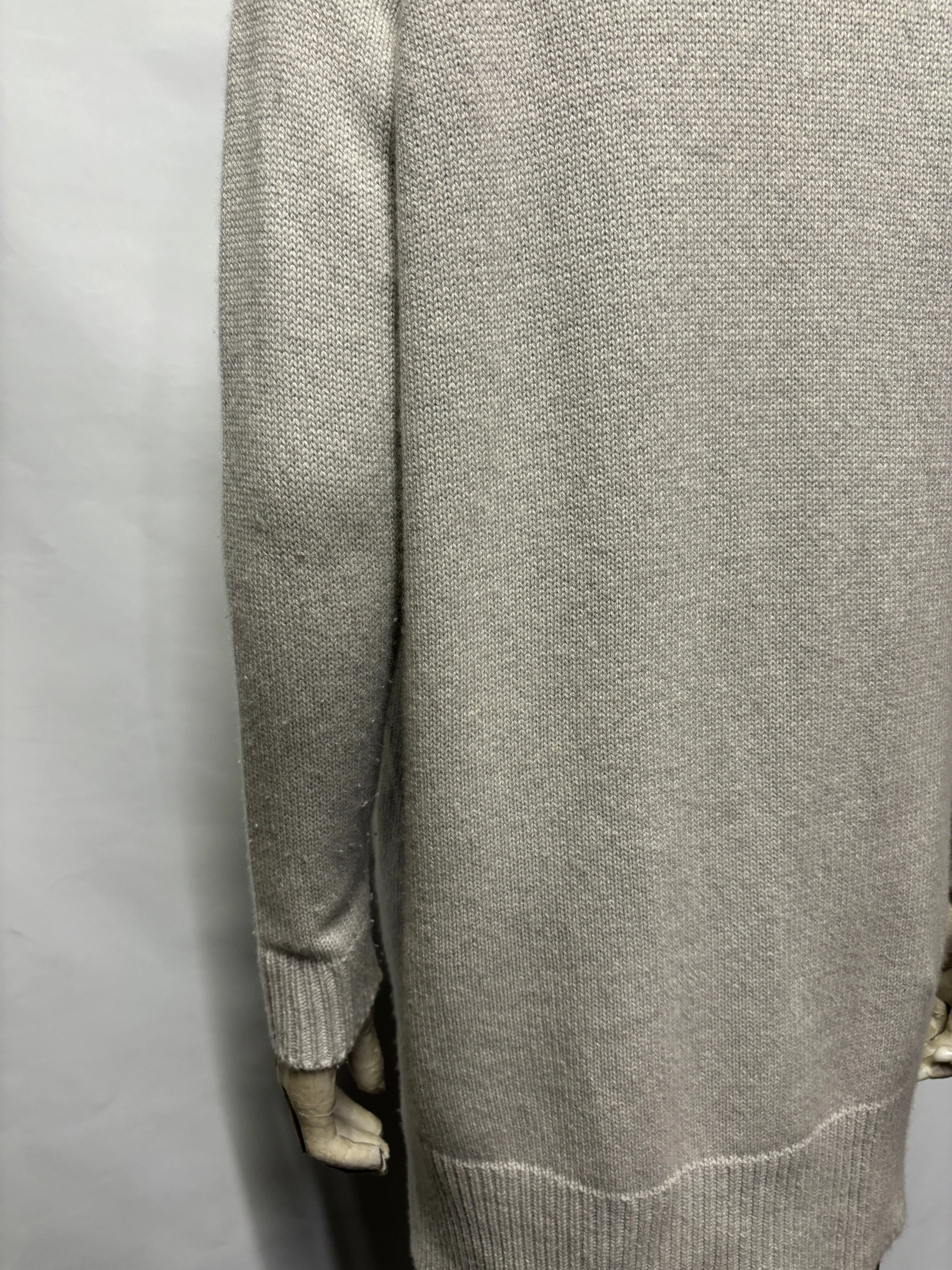 Derek Rose Grey Cashmere Long Sleeve Cardigan XS