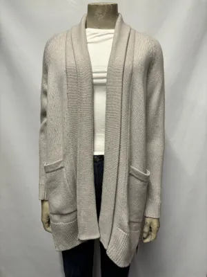 Derek Rose Grey Cashmere Long Sleeve Cardigan XS