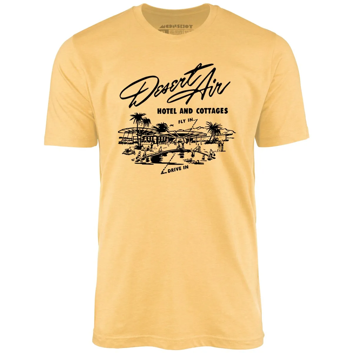 Desert Air Hotel & Cottages v2 - Vintage Palm Springs, CA - Unisex T-Shirt