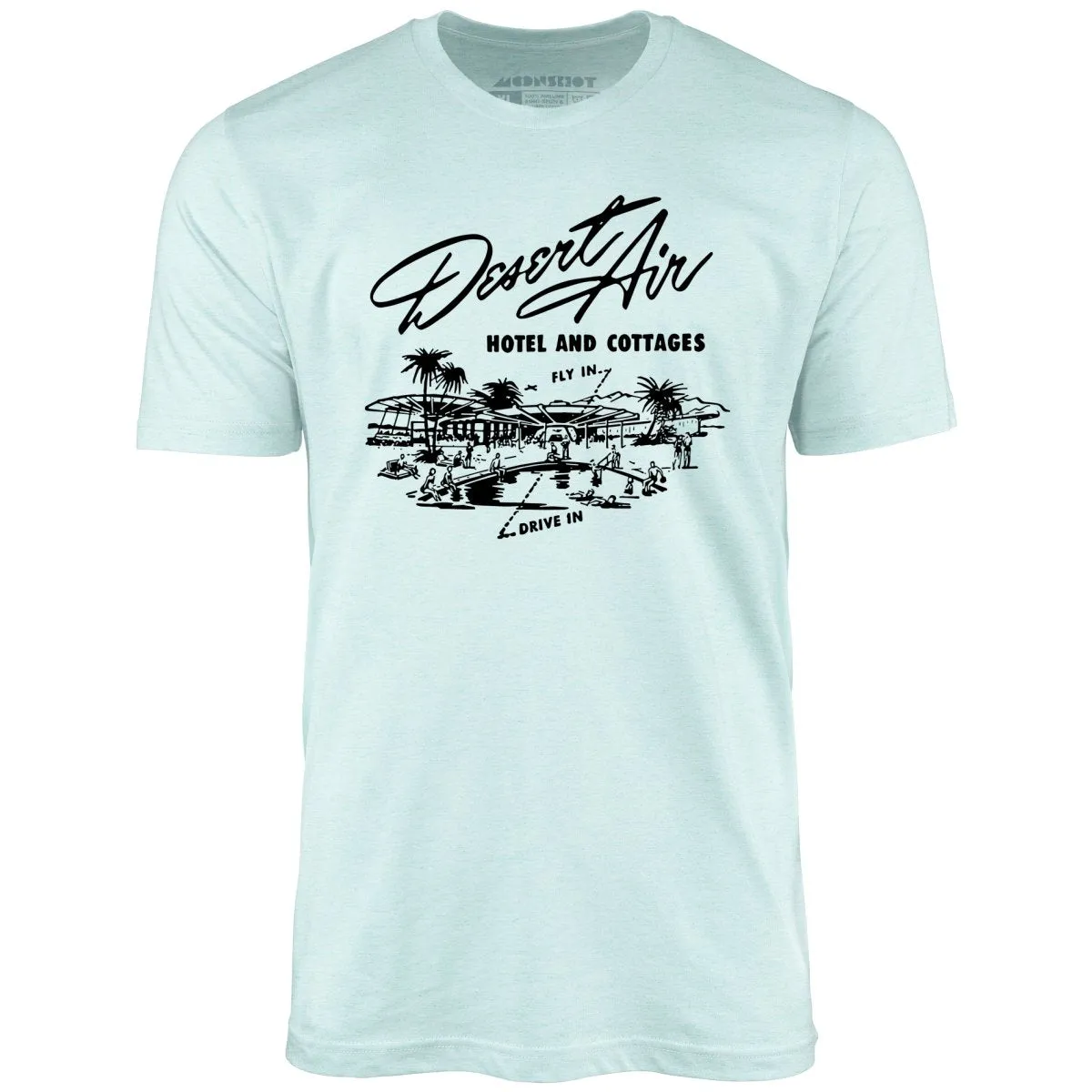 Desert Air Hotel & Cottages v2 - Vintage Palm Springs, CA - Unisex T-Shirt
