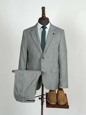 Devon Grey Set Blazer Linen Suit