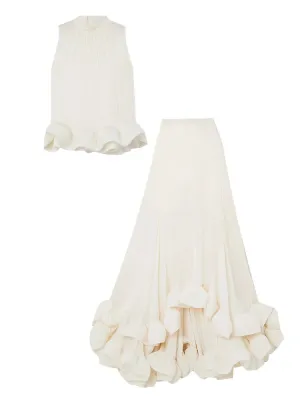 Flauna Ruffle Skirts Summer Set