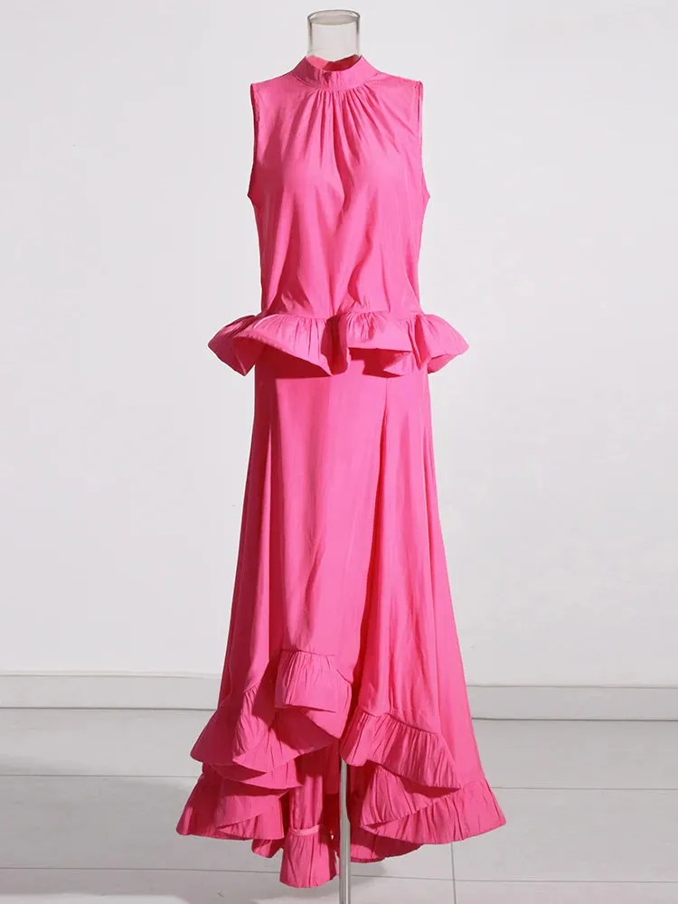 Flauna Ruffle Skirts Summer Set