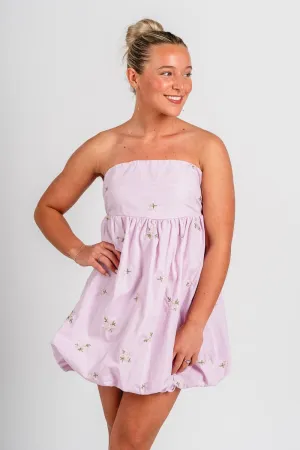 Flower babydoll dress lavender