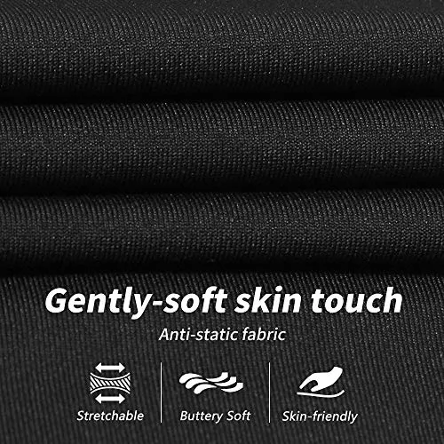 Half Slips for Women Underskirt Dress Extender Lace Trim Knee Length Midi Skirt 19-26" Length Black Medium