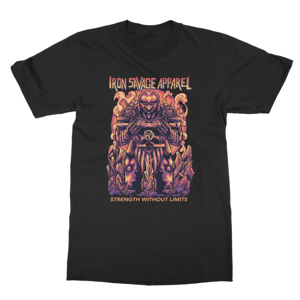 Honey Badger: Strength without limits T-shirt (UK)