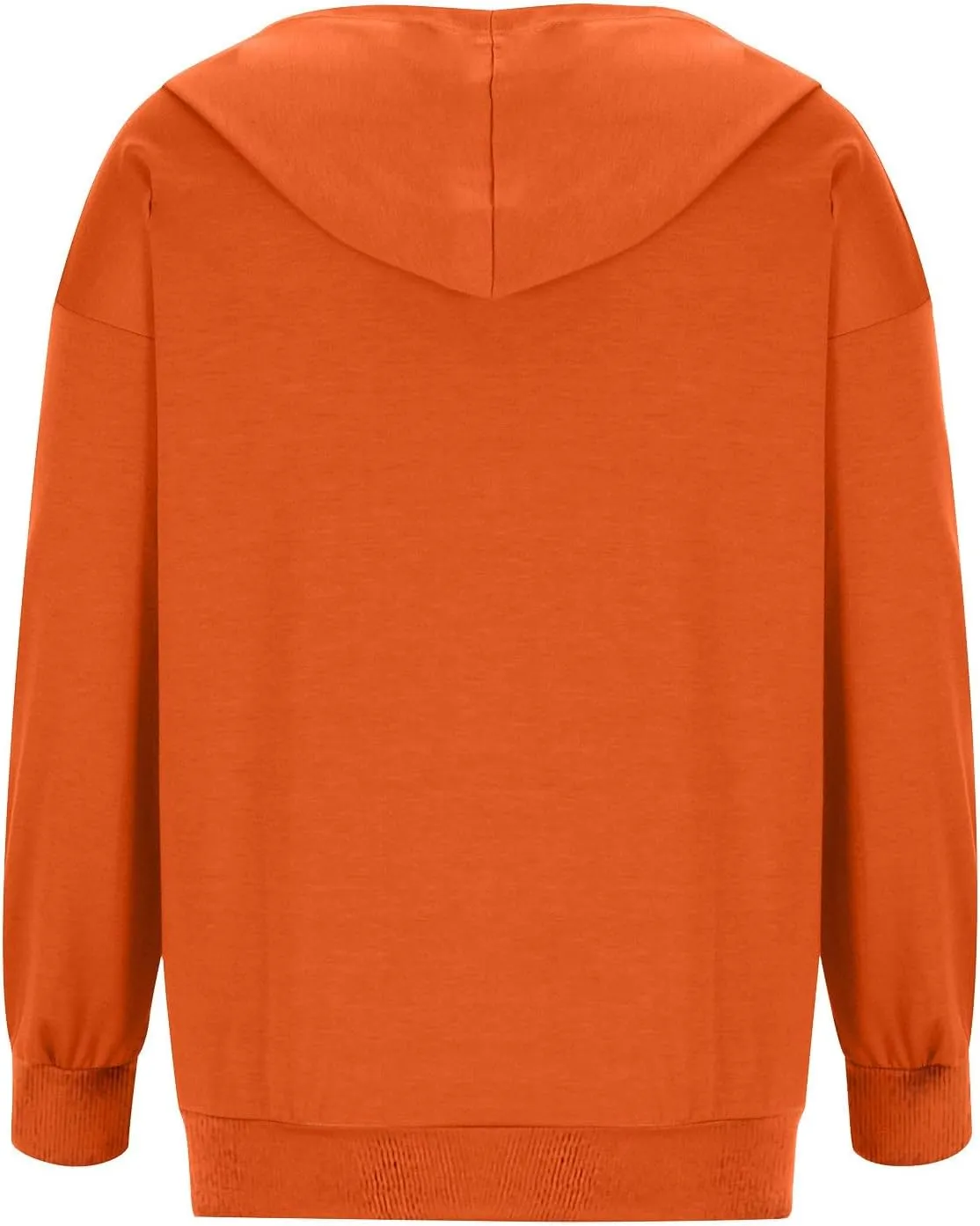 Hoodie Oversized Coat for Women Solid Color Pockets Cardigan Sweatshirts Long Sleeves Zipper Jackets Cardigan Winter