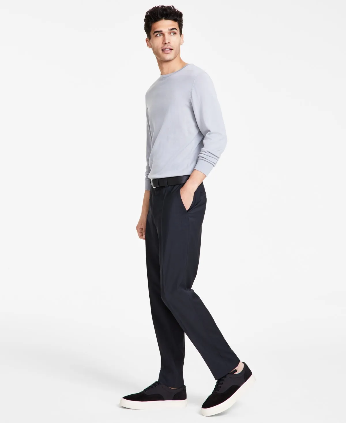 HUGO Mens Modern fit Dress Pants 32  Grey