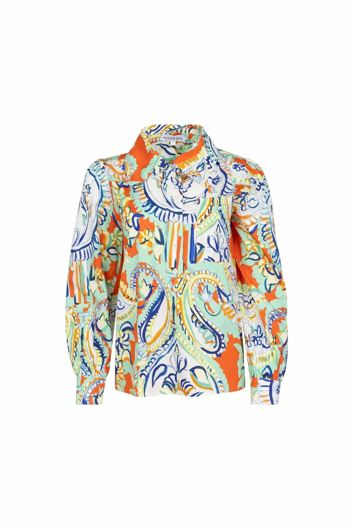 Hunter Bell Pheonix Shirt in Amalfi Tiles