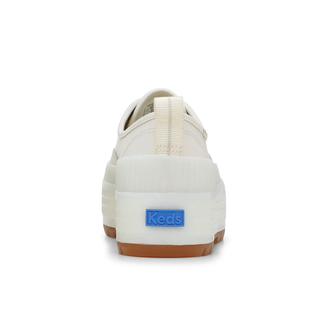 Keds Womens' The Platform Lug Weatherized Leather Off White (WH68242)