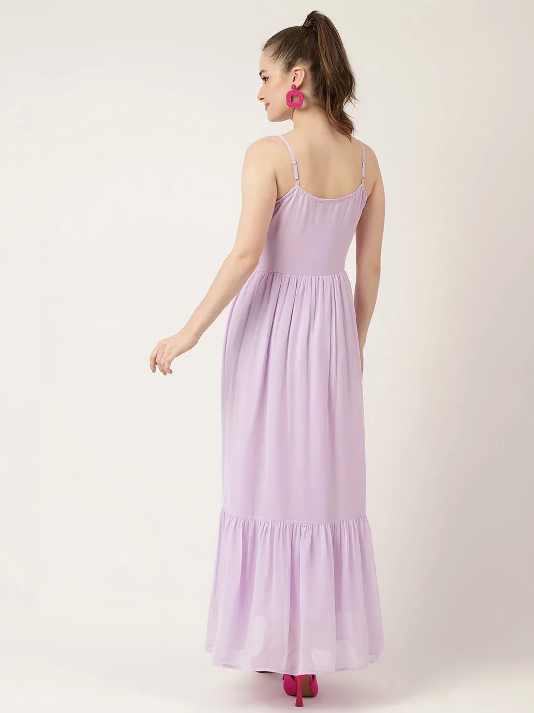 Languid Lavender Maxi Dress