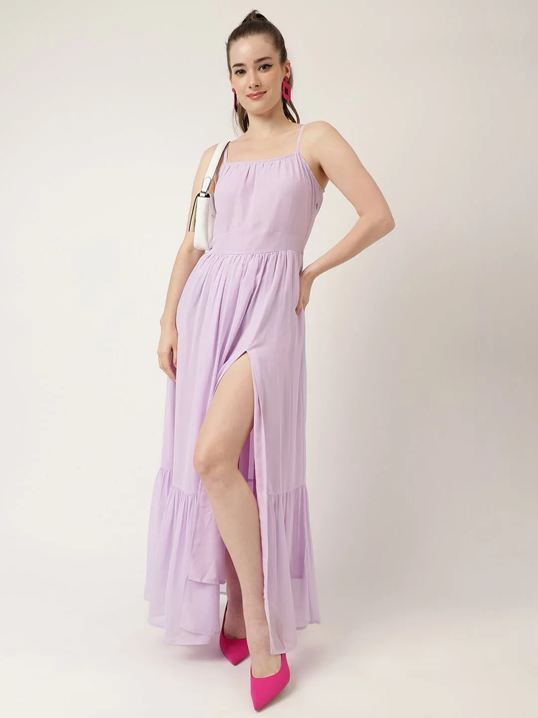 Languid Lavender Maxi Dress