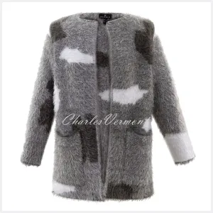 Marble Cardigan – Style 5846-159 (Mocha / Off White)