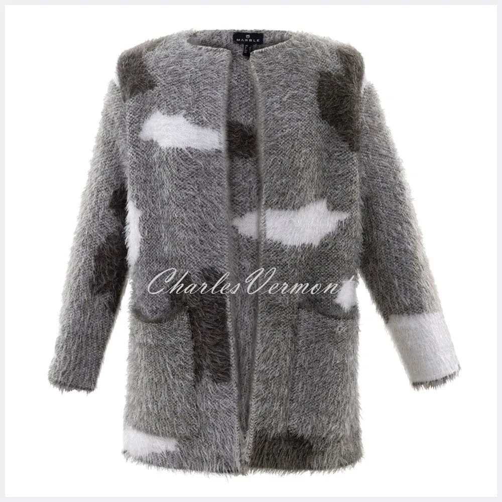 Marble Cardigan – Style 5846-159 (Mocha / Off White)