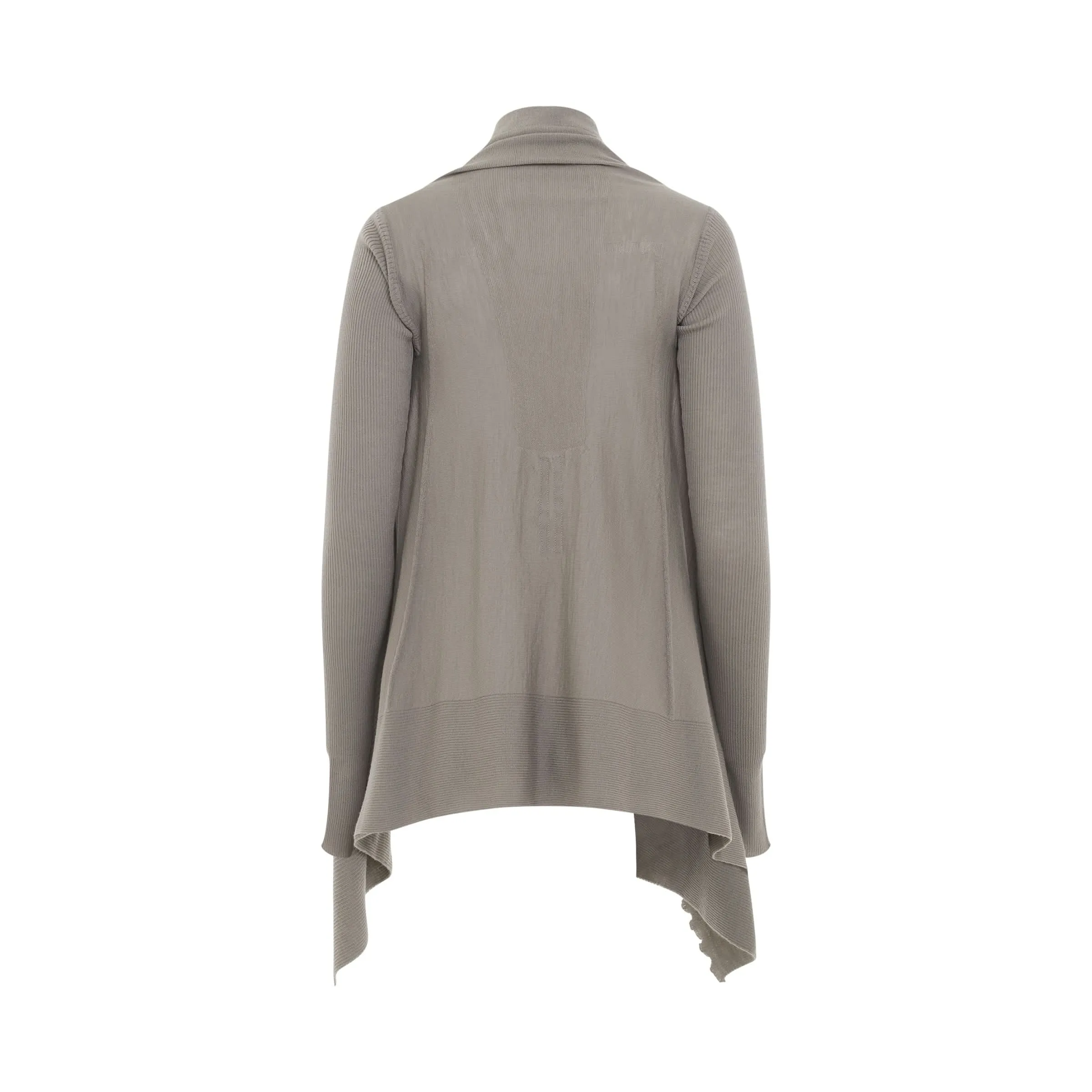 Medium Wrap Knit Cardigan in Pearl