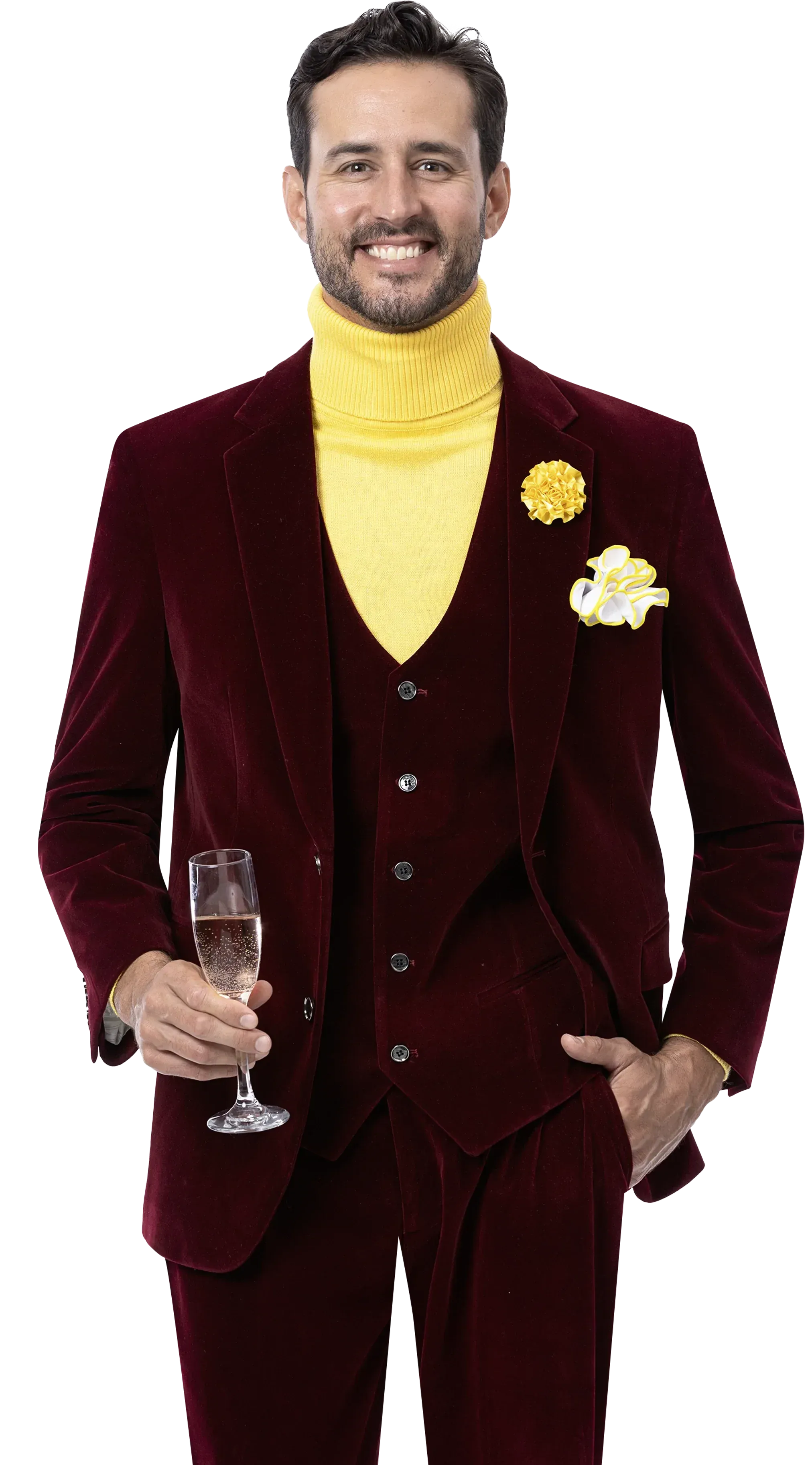 Men fashion Suits M2781Red