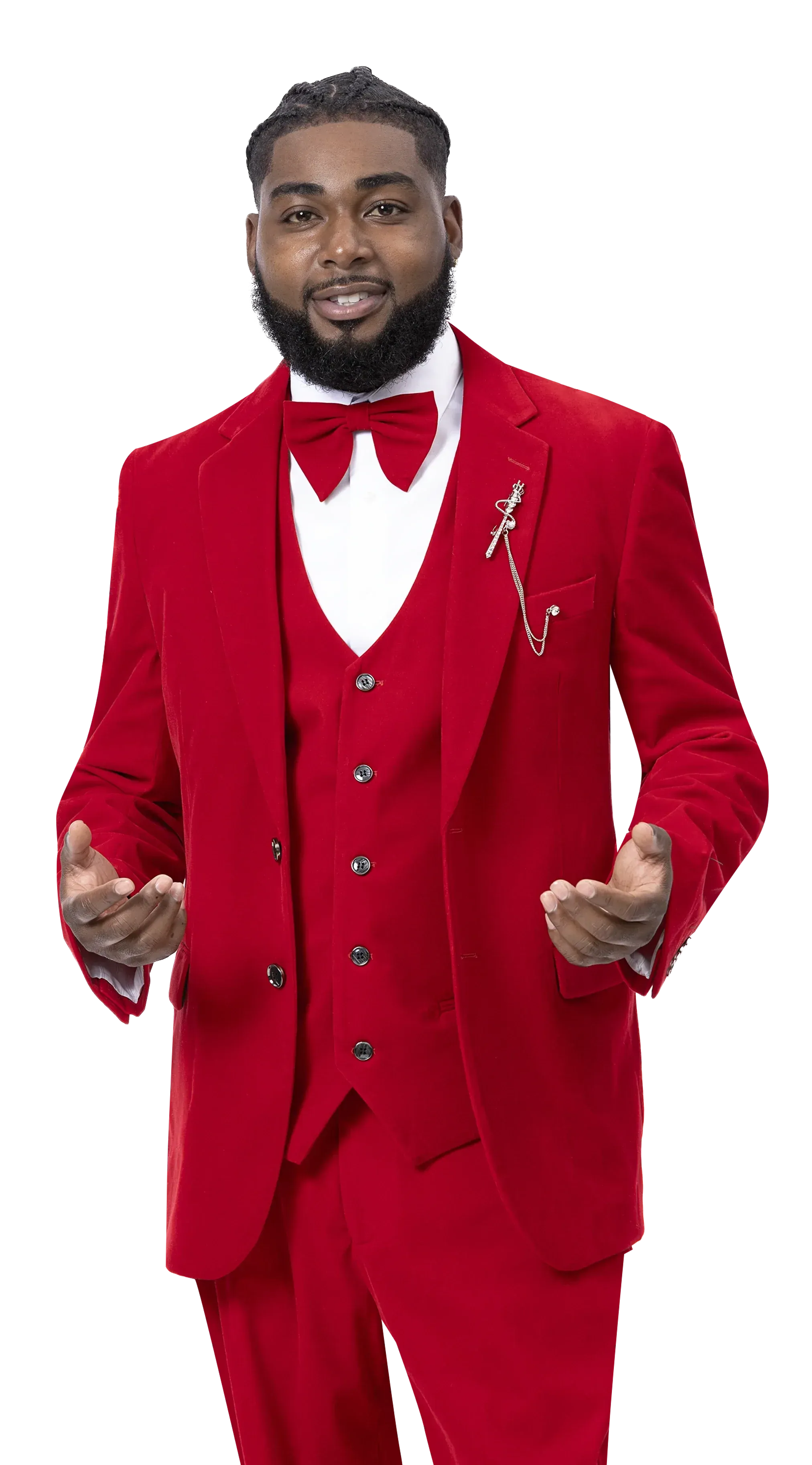 Men fashion Suits M2781Red