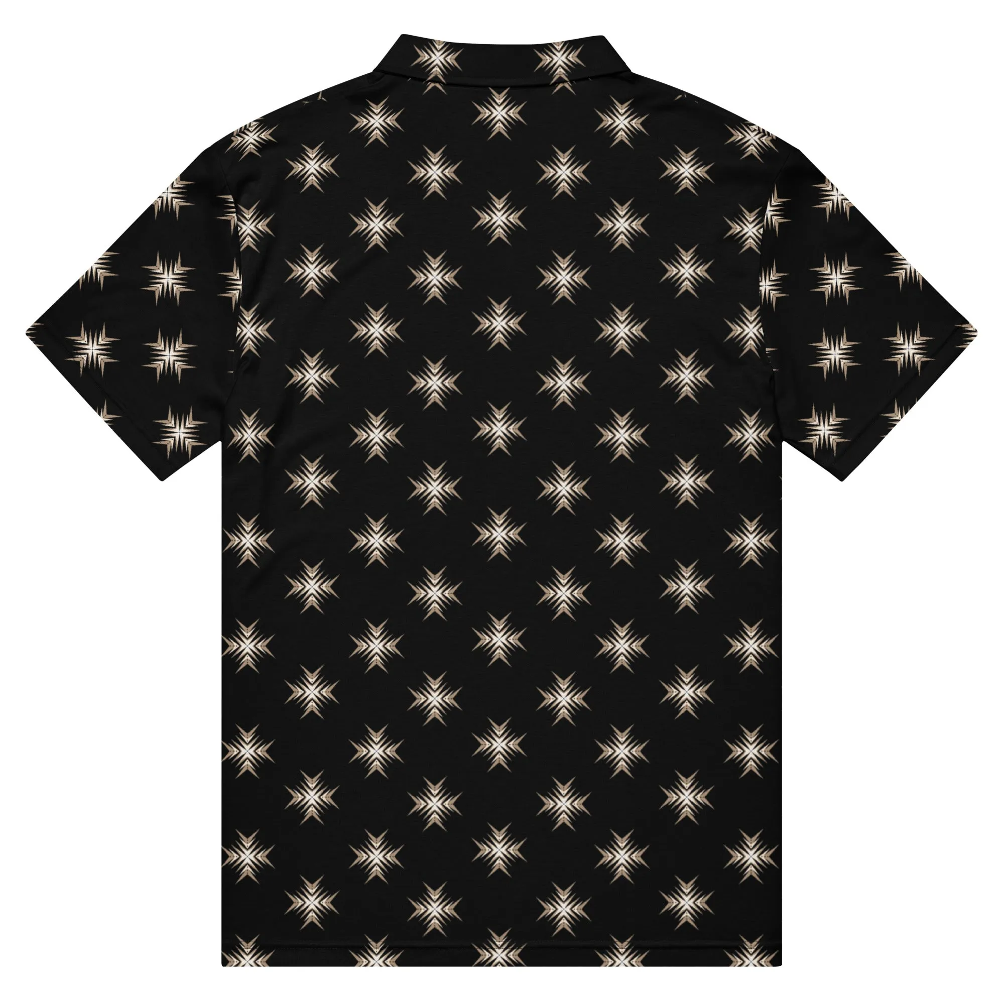 Mens Black Star Nation Polo