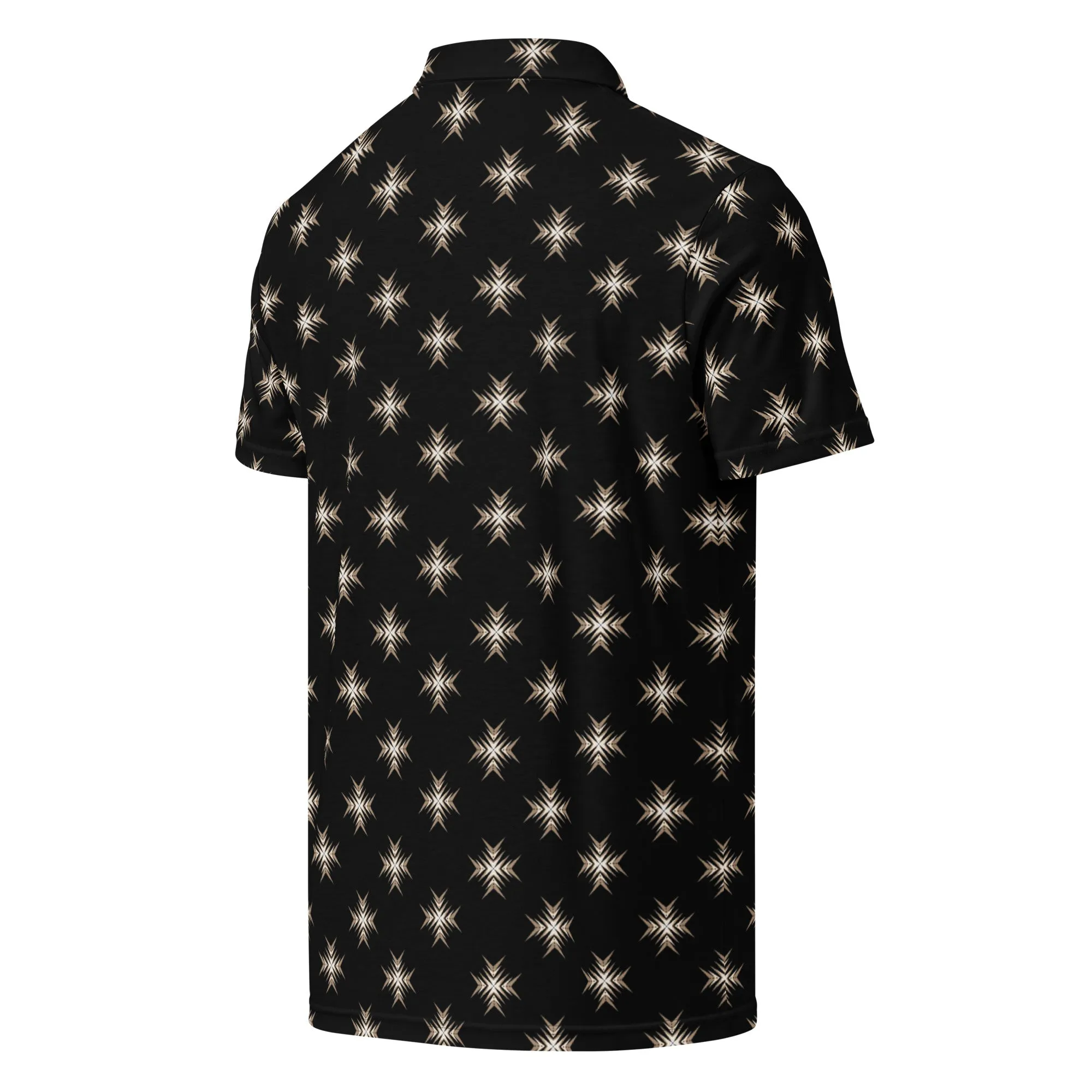 Mens Black Star Nation Polo