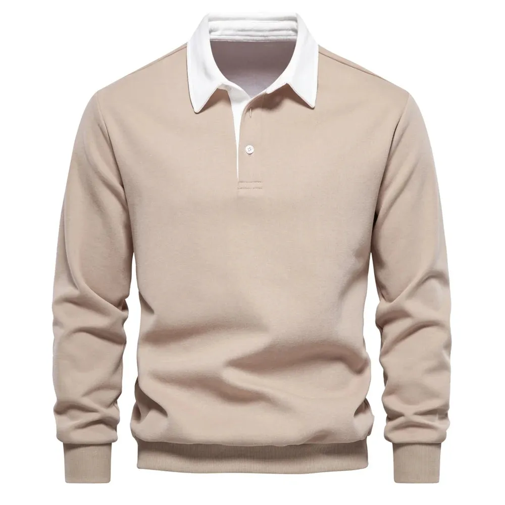 Mens Polo Sweatshirt