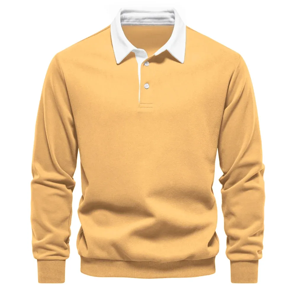 Mens Polo Sweatshirt