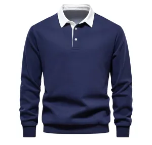 Mens Polo Sweatshirt